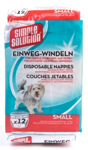 Simple Solution Einfache Lösung Einweg-Hundewindel