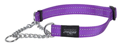 Rogz For Dogs Fanbelt Halb-Schlupfkragen Lila