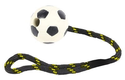 Happy Pet Tough Toys Wurfseil Mit Fussballgummi