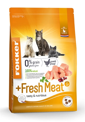 Fokker Zuchtkatze +Frisches Fleisch