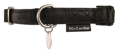 Macleather Maklederhalsband Schwarz