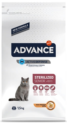 Advance Fortgeschrittene Katzensterilisierte Sensible Senioren 10+