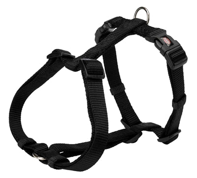 Trixie Hundegeschirr Premium H-Body Schwarz