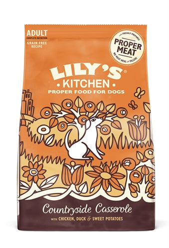 Lily's Kitchen Hund Erwachsene Huhn Ente Landschaft Auflauf