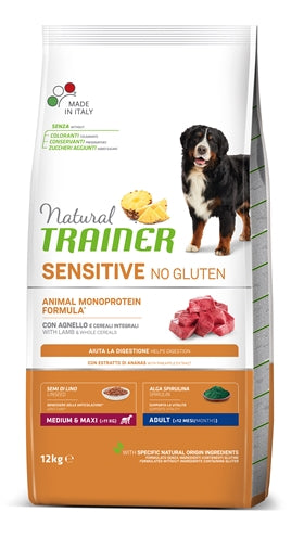 Natural Trainer Hund Erwachsene Medium / Maxi Sensitive Lamm Glutenfrei