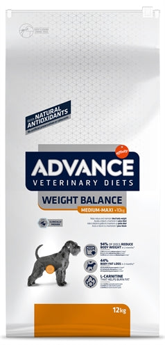 Advance Veterinary Diet Hund Gewicht Balance Mittel / Maxi