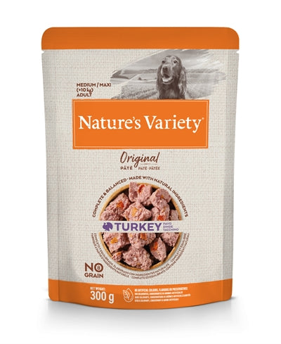 Natures Variety Original Erwachsene Medium / Maxi Pouch Turkey No Grain