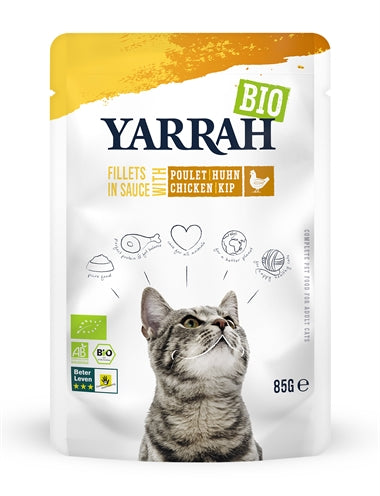 Yarrah Bio-Katzenfilets Mit Huhn Inyarrah