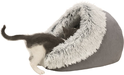 Trixie Cat Basket Iglo Harvey Grau/Weiss-Schwarz