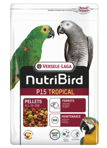 Nutribird Nährstoffvögel P15 Tropisches Erhaltungsfutter