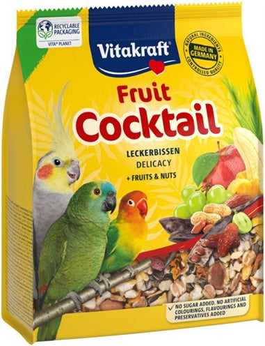 Vitakraft / Agapornis Fruchtcocktail Delikatesse Früchte / Nüsse