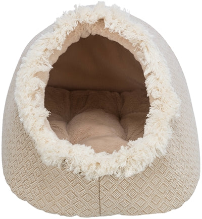 Trixie Katze Korb Iglu Boho Beige