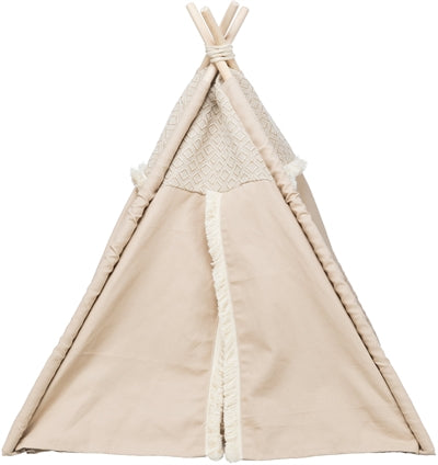 Trixie Katze Korb Tipi Boho Beige