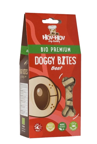 Hov-Hov Bio Premium Doggy Bites Getreidefreies Rindfleisch