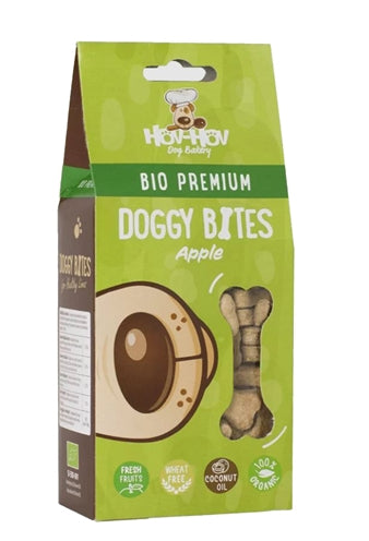 Hov-Hov Bio Premium Doggy Bites Weizenfrei Apfel