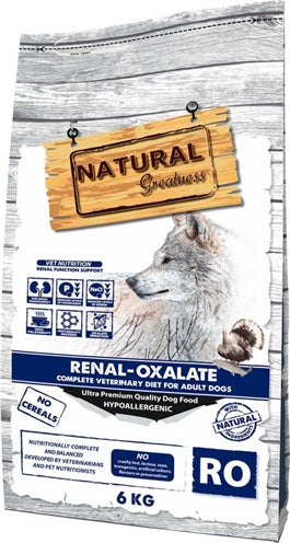 Natural Greatness Veterinärdiät Hund Nierenoxalat Komplett