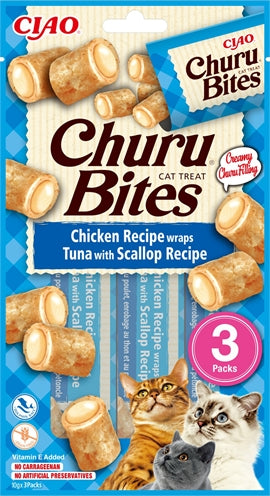 Inaba Churu Bites Katze Huhn Rezept Wickelt Thunfisch Mit Muschel Rezept