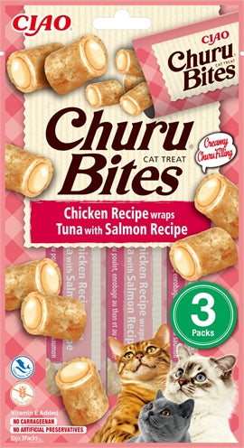 Inaba Churu Bites Katze Huhn Rezept Wickelt Thunfisch Mit Lachs Rezept