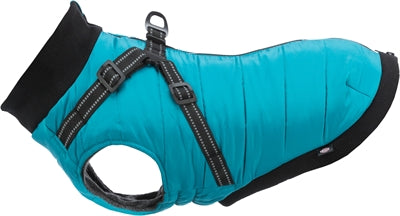 Trixie Hundemantel Pontis Mit Geschirr Aqua