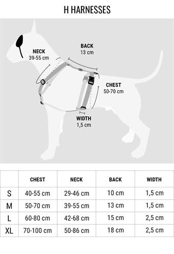 Morso Hundegeschirr H-Rig Recycelt Blase Leo Rosa