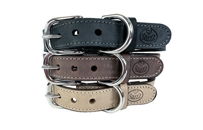 Sazzz Hundehalsband Nomad Vintage Leder Anthrazit