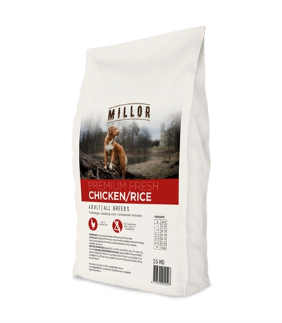 Millor Premium Extrudiertes Frisches Huhn Für Erwachsene / Reis