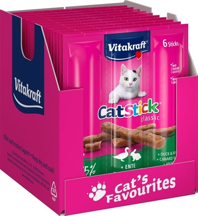 Vitakraft Cat-Stick Mini Ente Mit Kaninchen