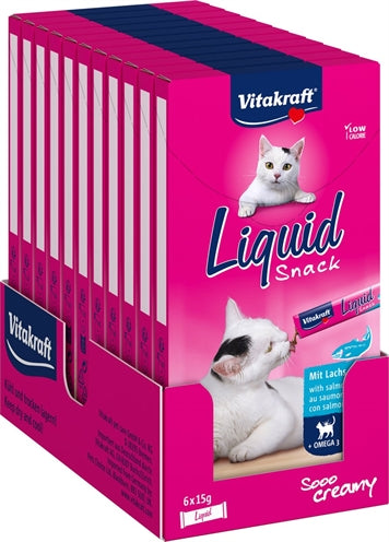 Vitakraft Cat Cat Flüssiger Snack Lachs &Amp; Omega