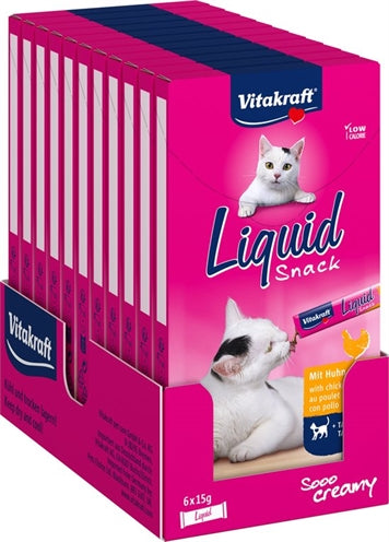 Vitakraft Katze Flüssiger Snack Huhn &Amp; Taurin