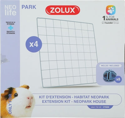 Zolux Neolife Neopark Meerschweinchen Erweiterungsset Netzpaneele