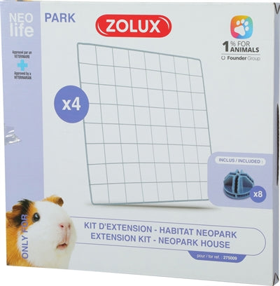 Zolux Neolife Neopark Meerschweinchen Erweiterungsset Netzpaneele