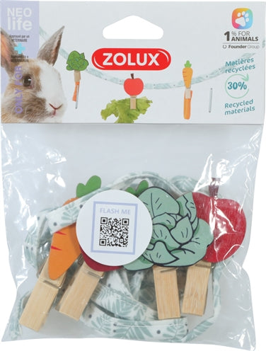 Zolux Neolife Snack-Girlande Kaninchen Grün