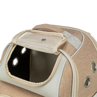 Trixie Hunderucksack Weide Beige / Braun