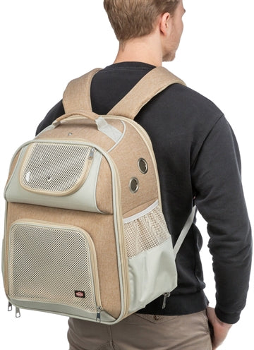 Trixie Hunderucksack Weide Beige / Braun