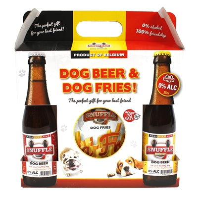 Snuffle Geschenkbox Hund Bier Und Chips