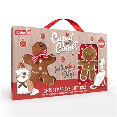 Cupid & Comet Weihnachtsgeschenkpaket Mit Pullover / Spielzeug / Snacks