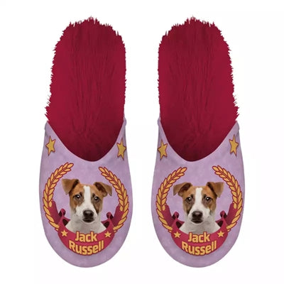 Markenlos Hausschuh Jack Russel Rosa / Fuchsia