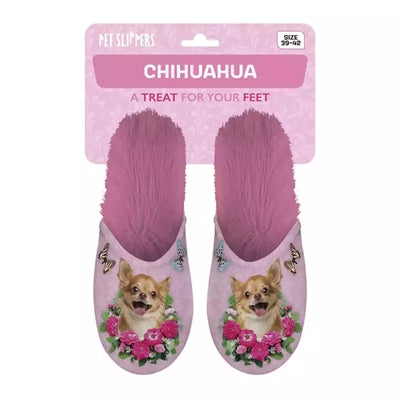 Markenlos Pantoffel-Chihuahua Rosa