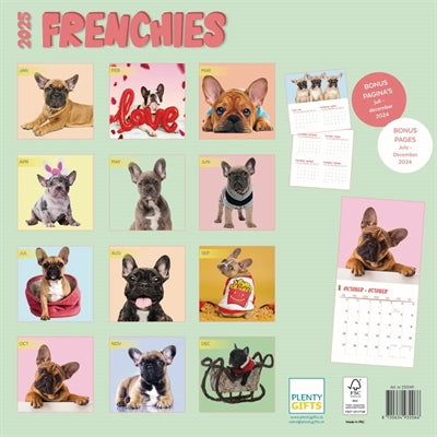 Markenlos Kalender Frenchies Studio 2025