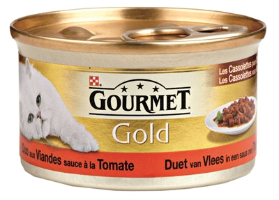 Gourmet-Gold-Cassolettes-Fleischduett In Sauce Mit Tomaten