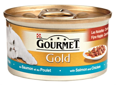 Gourmet Gold Fein Gehackter Lachs/Huhn