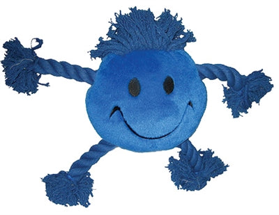 Happy Pet Glückliches Haustier Glückliche Gesichter Plüschiger Smiley Blau