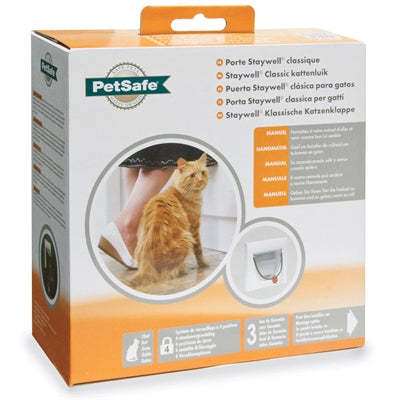 Petsafe Katzenklappe Mit Tunnel Weiss