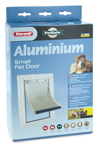 Petsafe Hundeklappe Bis Zu 7 Kg Aluminium Weiss