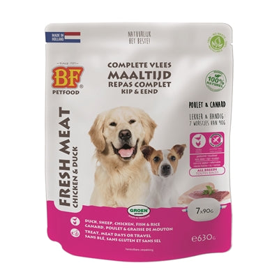 Bf Petfood Fleischfutter Ente Wurst